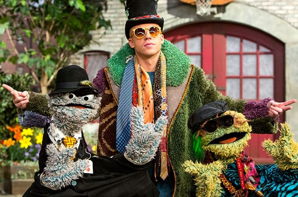 Macklemore and Sesame Street Team Up for An Adorably Trashy Song
