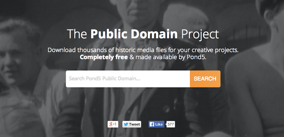 The Public Domain Project is a Database of Copyright-Free Media