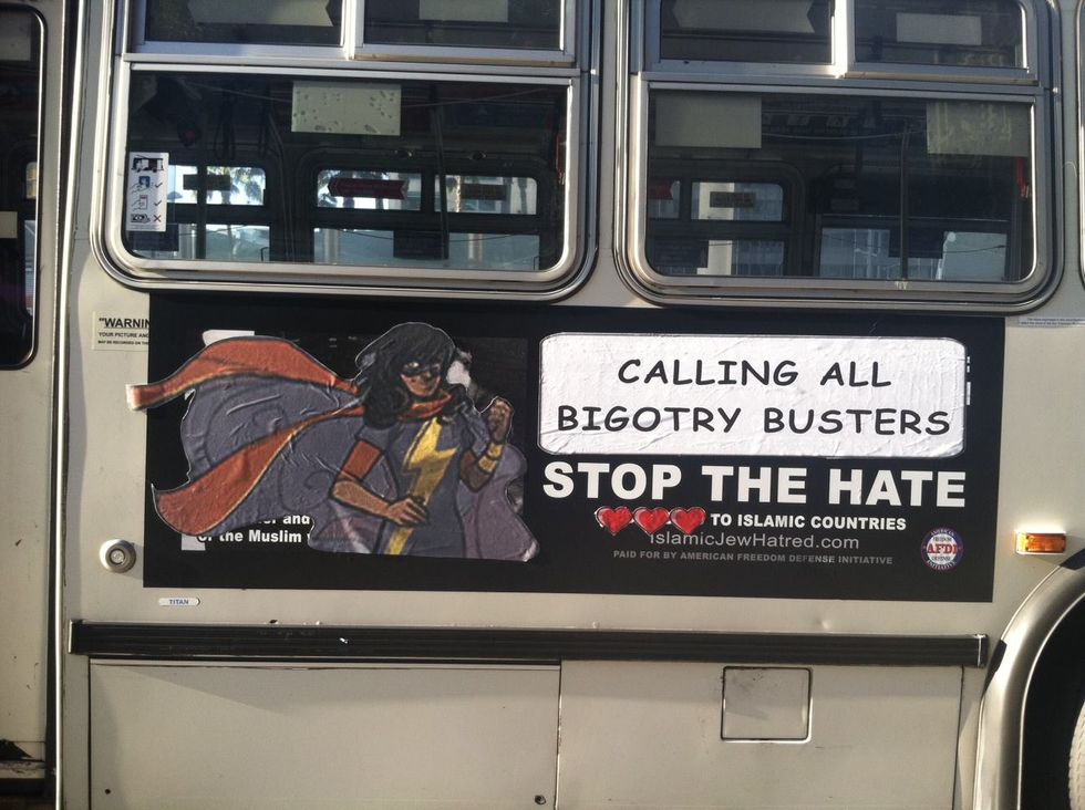 Anonymous San Franciscan Teams Up With Muslim Superhero To Fight Islamophobic Bus Ads