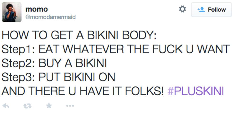 The #Pluskini Hashtag Brought Body Confidence to Twitter Today