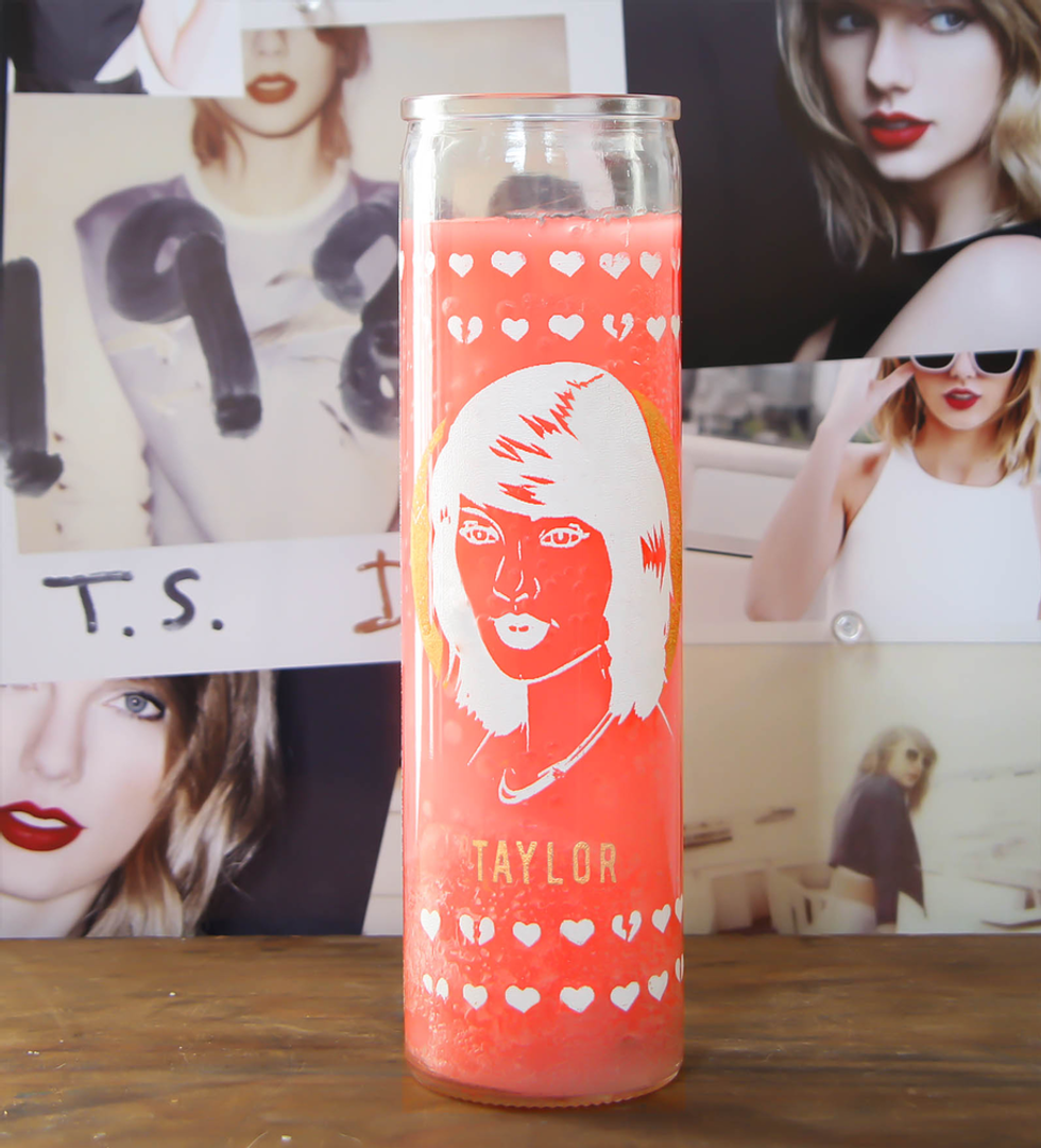 Pop Culture Devotional Candles Skewer Society’s Fame Obsession