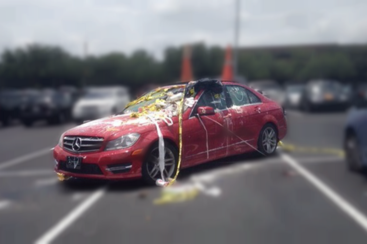 humor, rude parkers, parking lots