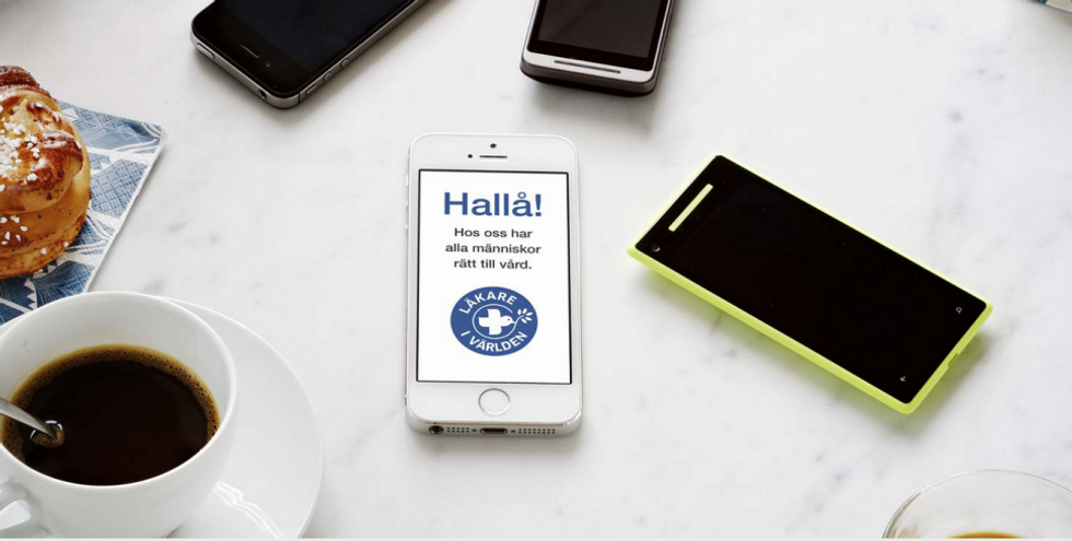 Donate Your Phone Screen To Swedish Doctors