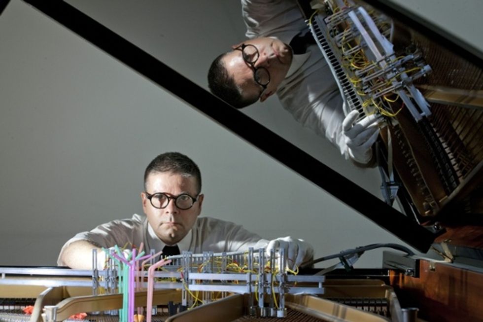 The Musical Duet Made by a Composer and Fungus