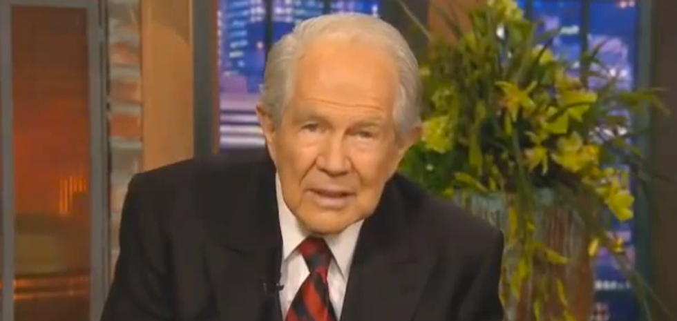 Pat Robertson Warns That Partying Makes Us “Enslaved to Vegetables”