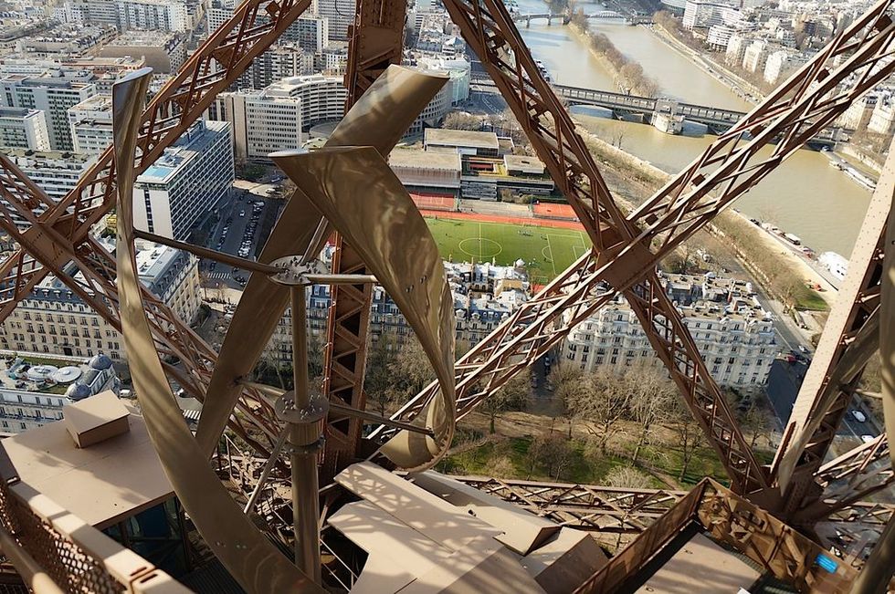 The Eiffel Tower Goes Green