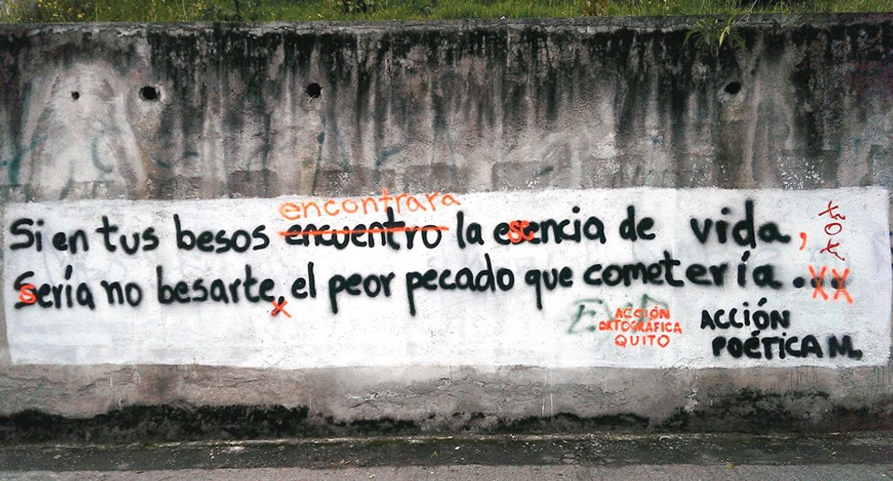 The Secret Society With a ‘Moral Obligation’ to Correct Grammar and Spelling in Graffiti