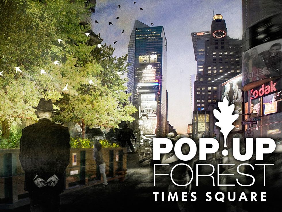 Help Transform Times Square into a Forest