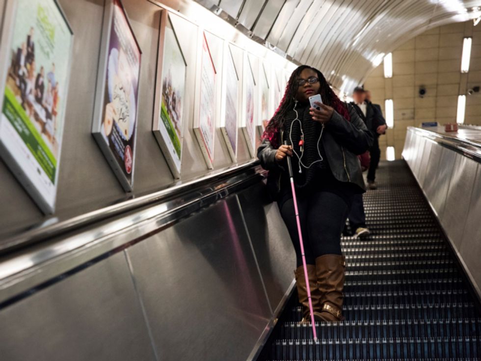 A Beacon System to Guide the Blind Through London’s Subways