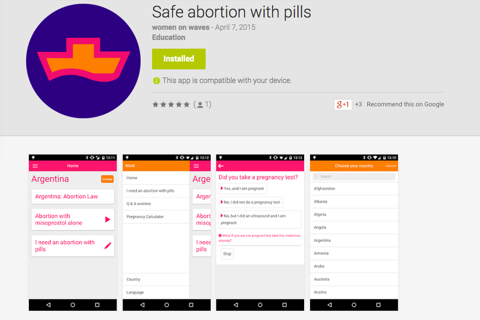 New App Allows Women Around the World Access to Abortion Pills and Reproductive Rights Education