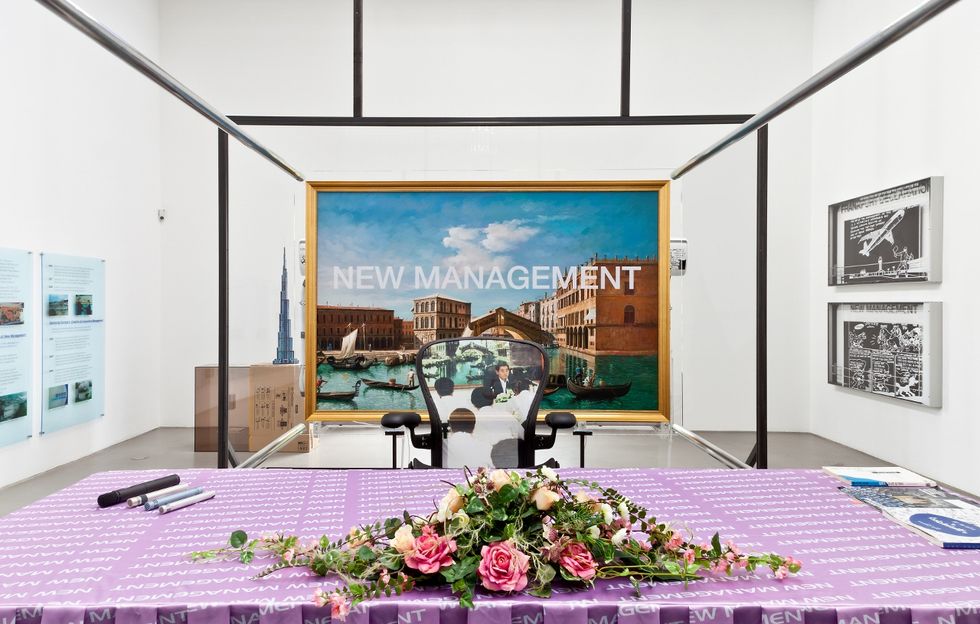 Simon Denny Turned the World’s Most Overused Tech Term into Art