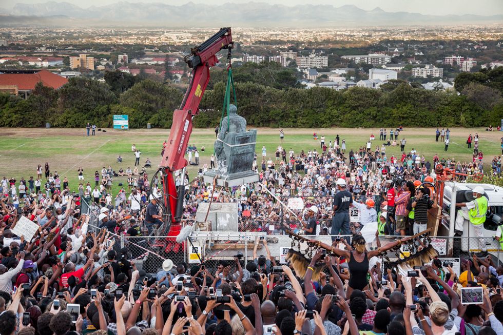 After a Month of Protests, University of Cape Town Removes Major Monument