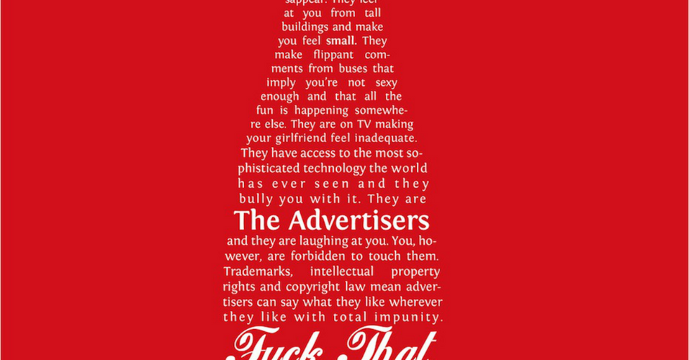 Fake Coke Ad Actually Bad-Ass Banksy Quote