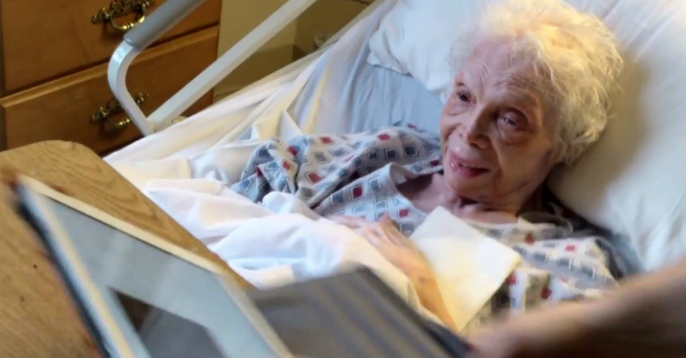 102-Year-Old Woman Sees Video Of Her Younger Self For The First Time