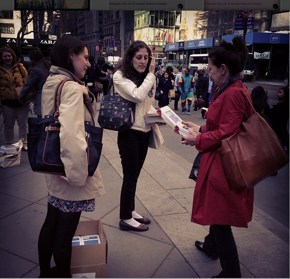 Here’s What Happens When You Hand Out Books to Strangers