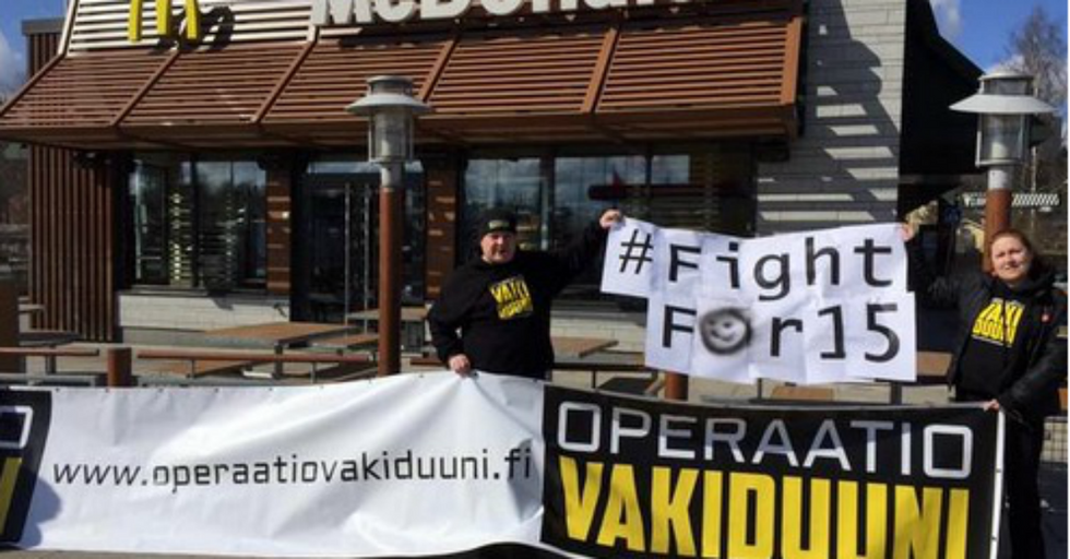Low-Wage Workers of the World United in Fight for Living Wage
