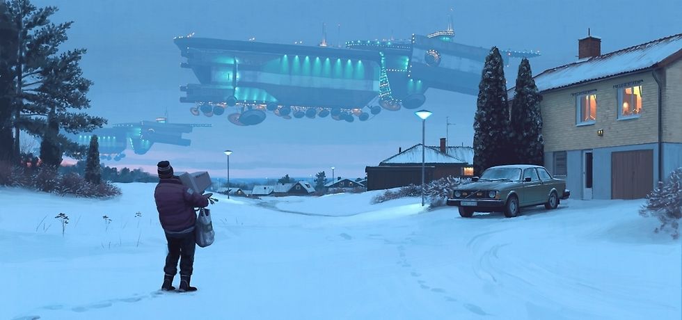 Swedish Countryside Transformed Into Robot-Run Dystopia