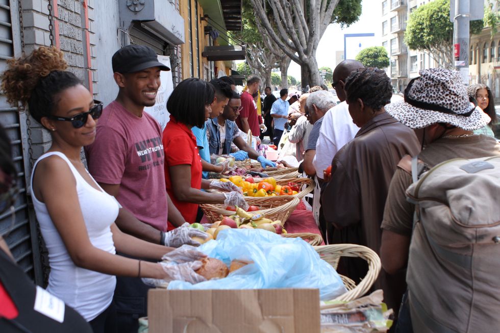 How a Few Everyday Items Made One Wednesday in Skid Row a Little Better.