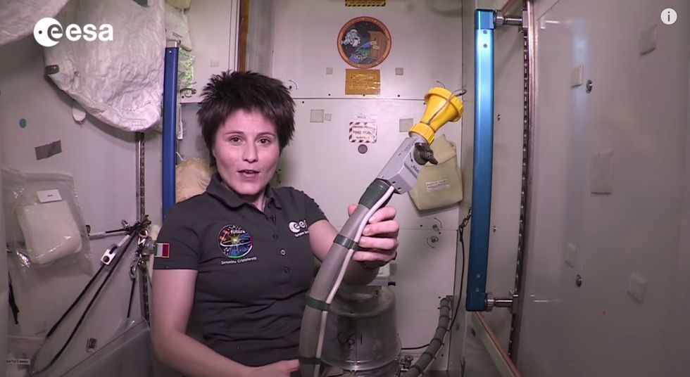 A Handy Guide for Using the Toilet on the International Space Station
