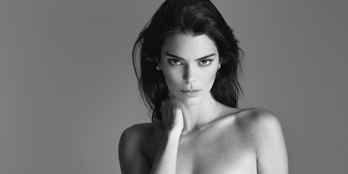 Vogue nude kendall jenner Kendall Jenner