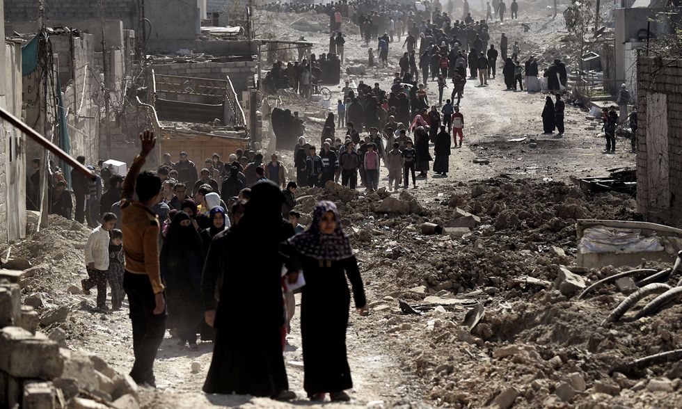 Battaglia di Mosul profughi