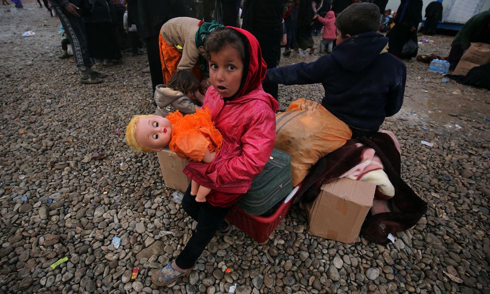 Battaglia di Mosul profughi