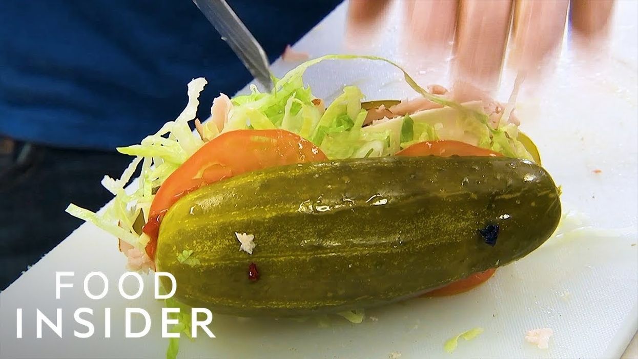 Sandwiches made with pickles instead of bread are having a moment