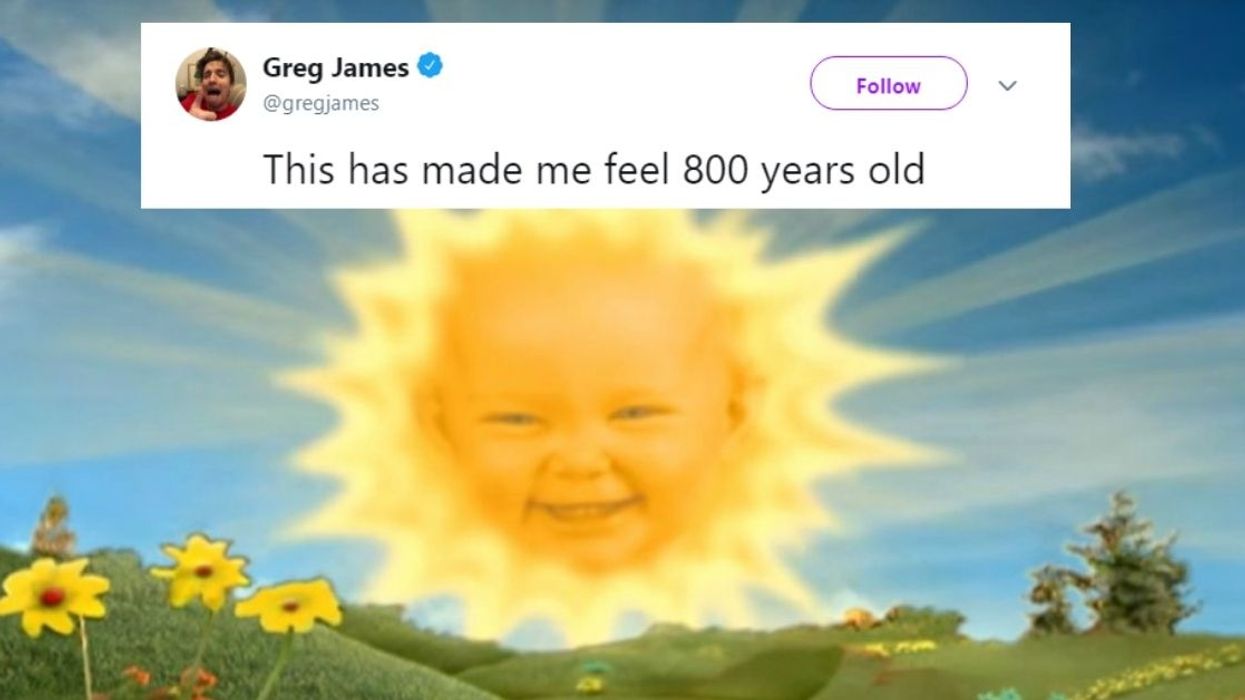A Misleading Photo Of The Original 'Sun Baby' From 'Teletubbies' All Grown Up Has Twitter Feeling Way Old
