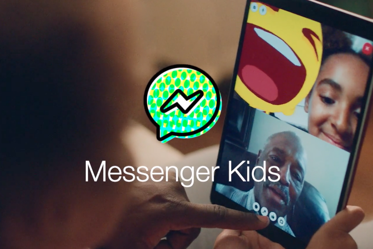 Image of Facebook Messenger Kids app