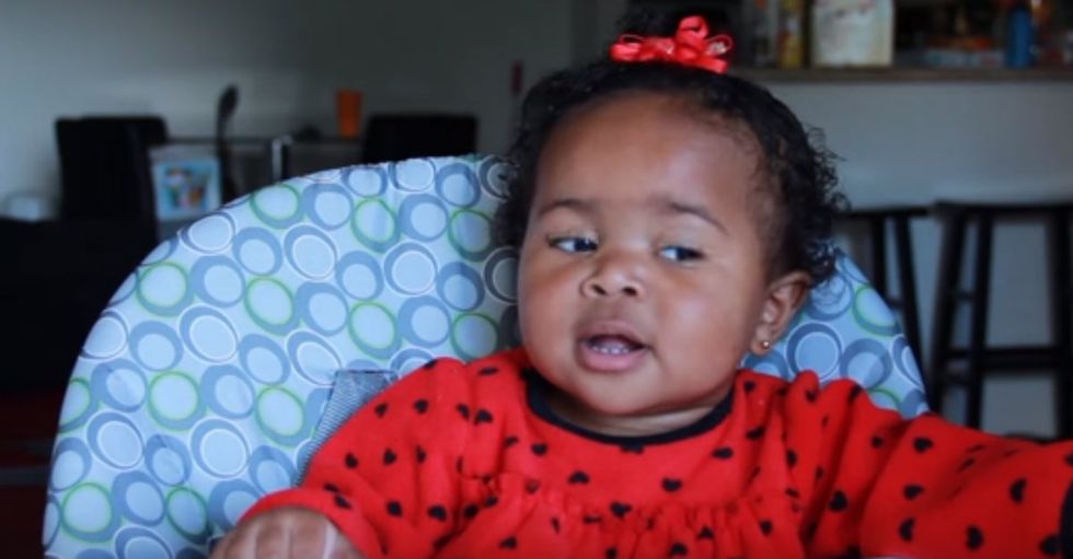 Father Interviews His 14-Month Old Daughter in This Priceless Video