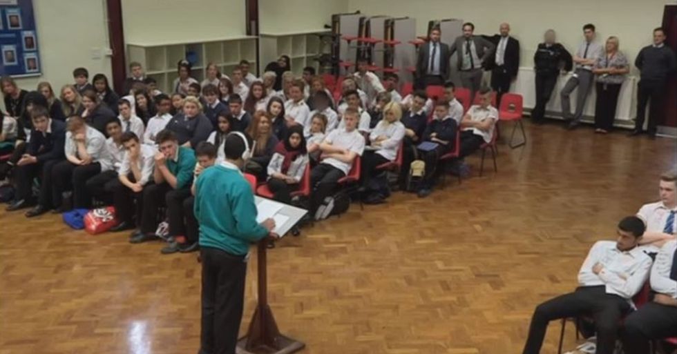Student Gives an Inspiring Speech After Overcoming a Severe Stuttering Problem