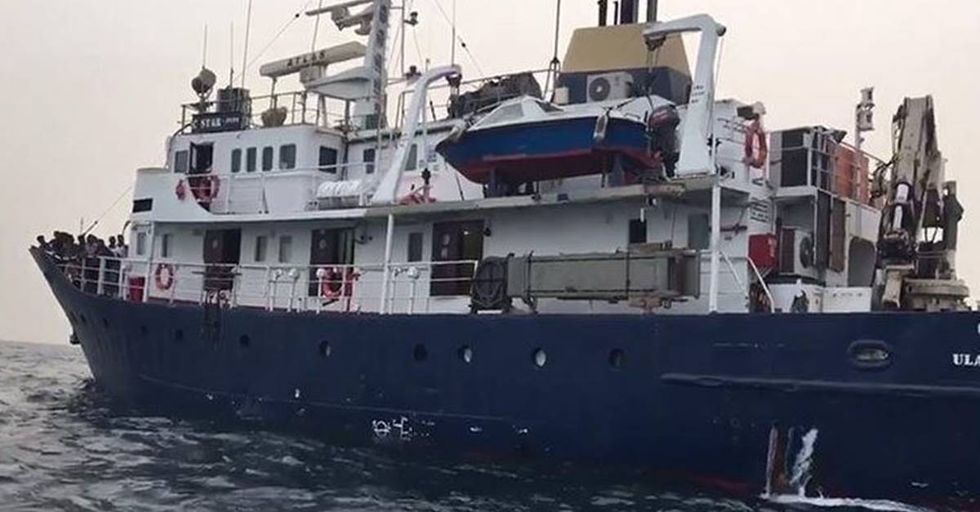 Refugee Rescue Team Offered To Help A Far-Right Anti-Immigration Ship In Distress