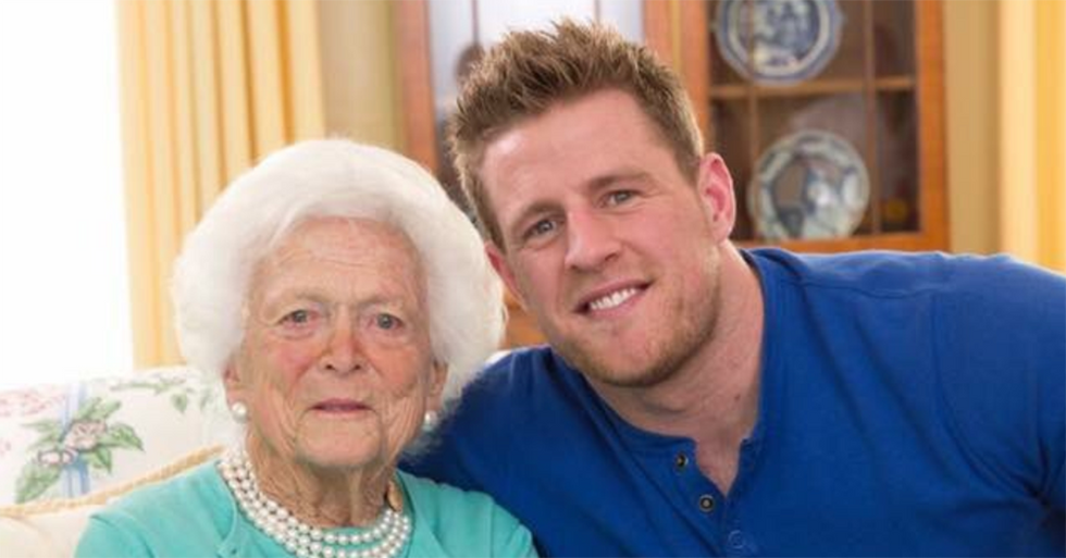 Houston Texans Star J.J. Watt Offered Some Very Kind Words About His Time With Barbara Bush