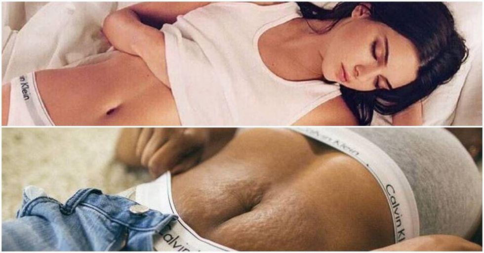 Mother Recreates Kendall Jenner’s Calvin Klein Ads