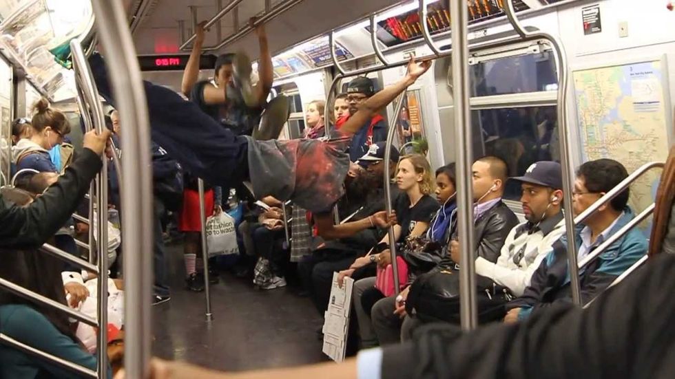 subway performer