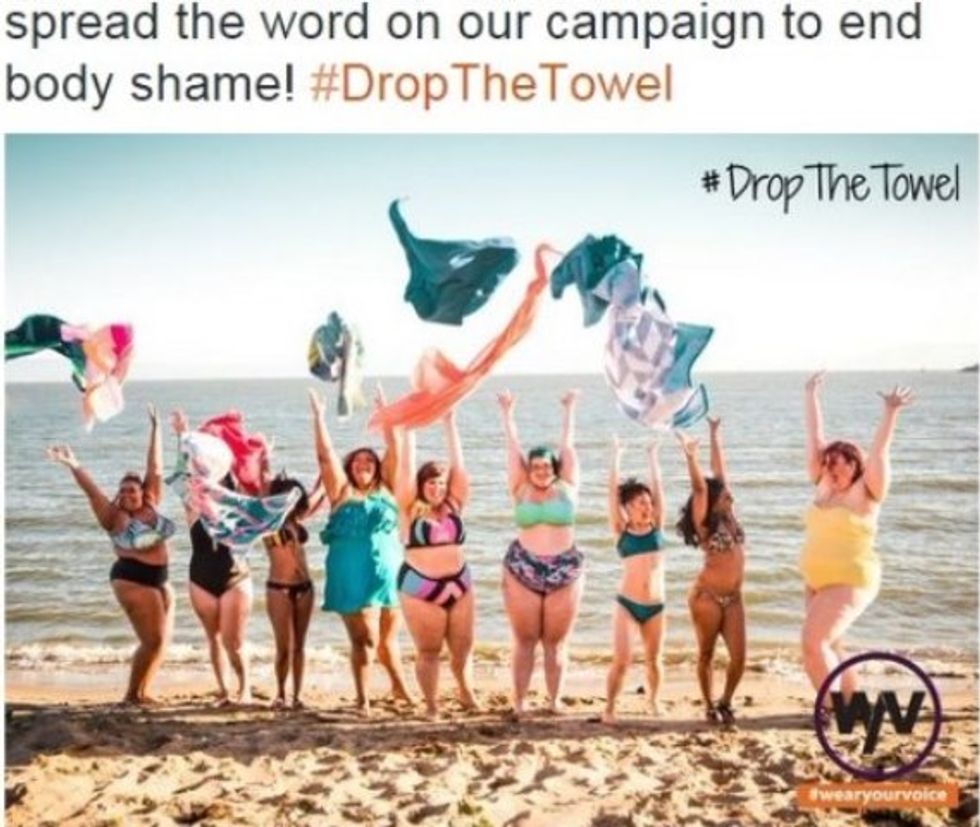 #DropTheTowel Campaign Busts Boring “Beach Body” Stereotypes