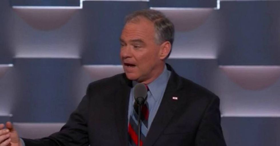 Twitter Reacts To Tim Kaine’s DNC Speech With Hilarious Dad Jokes