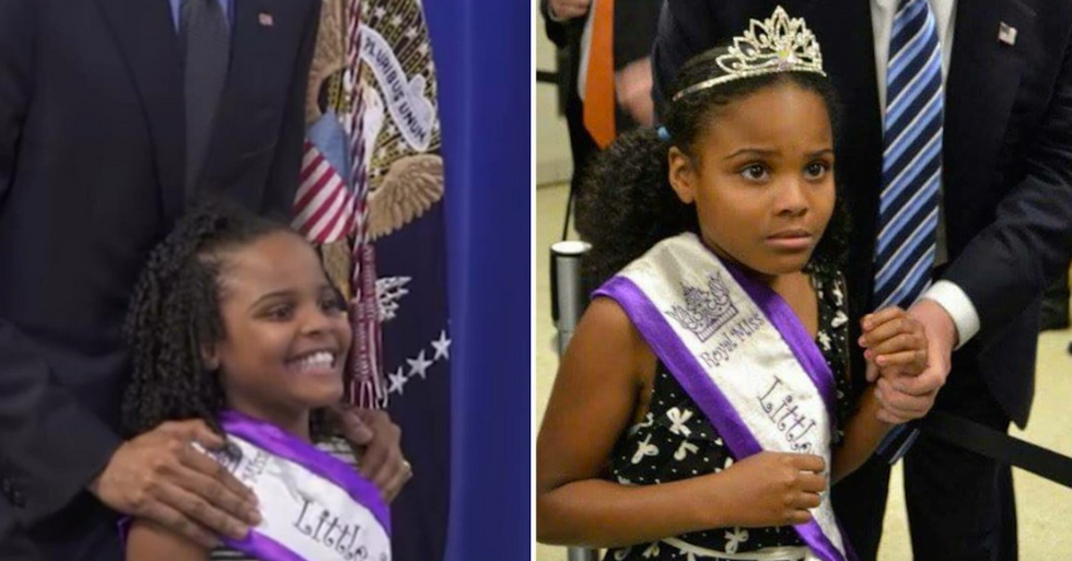 Little Girl’s Picture With Trump And Obama Reflects How Every Democrat Feels Right Now