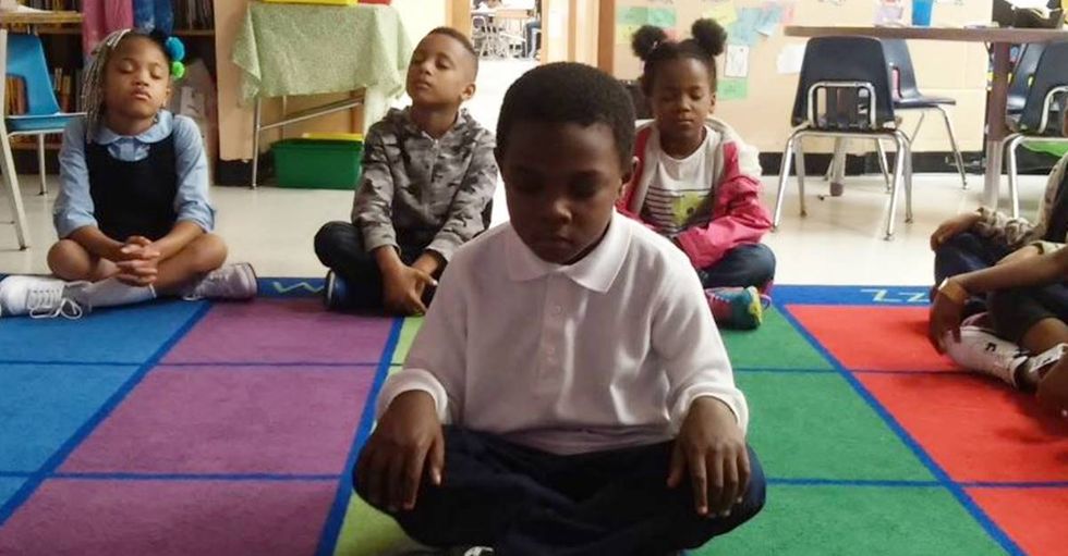 Baltimore Elementary School Teaches Meditation