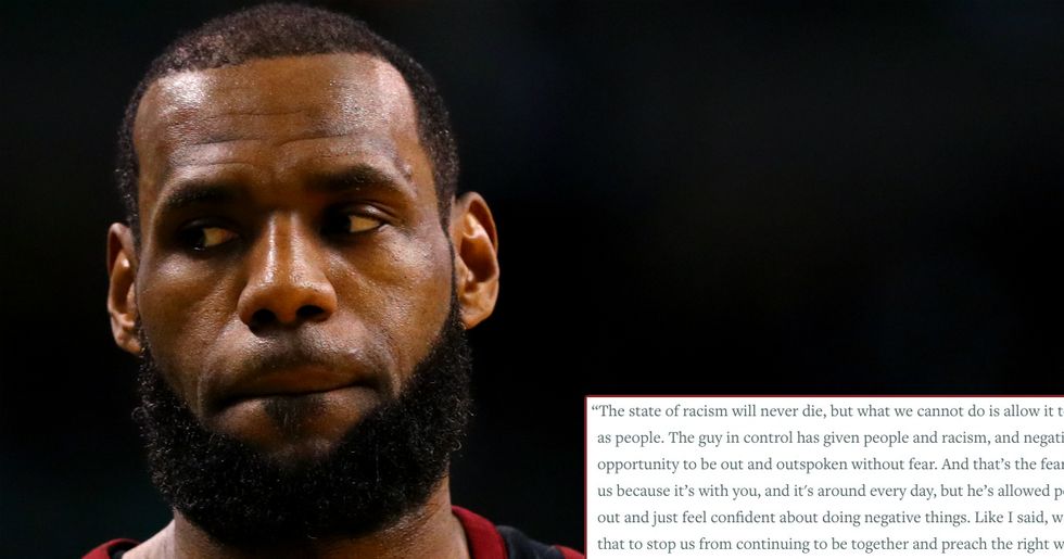 LeBron James Chastises President Trump For Emboldening Racists