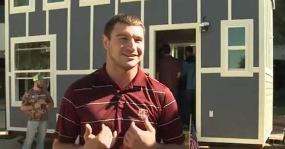 Texas A&M Students Build Tiny Houses For The Homeless