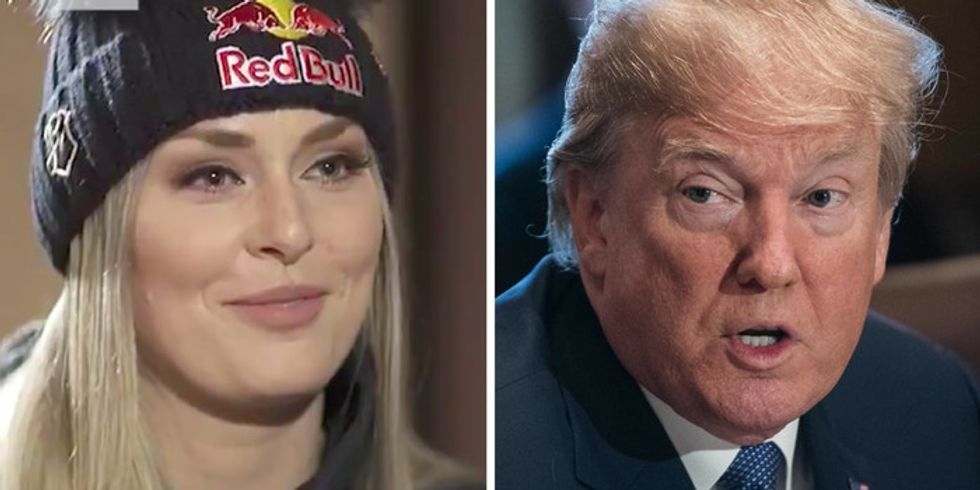 Lindsey Vonn Was Asked About Trump And The Olympics. Her Answer Nailed It.