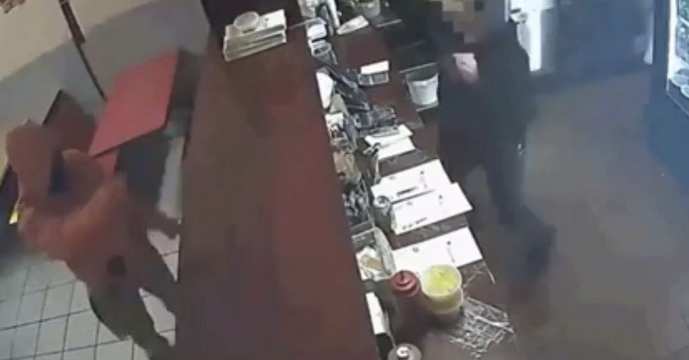 Random Act Of Sport: Restaurant Employees Turn Utensils Into Weapons In Foiling Robber