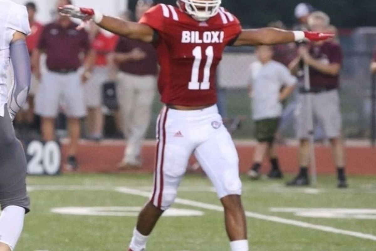 Southern Miss was first to offer this Biloxi football star and his stock is rising