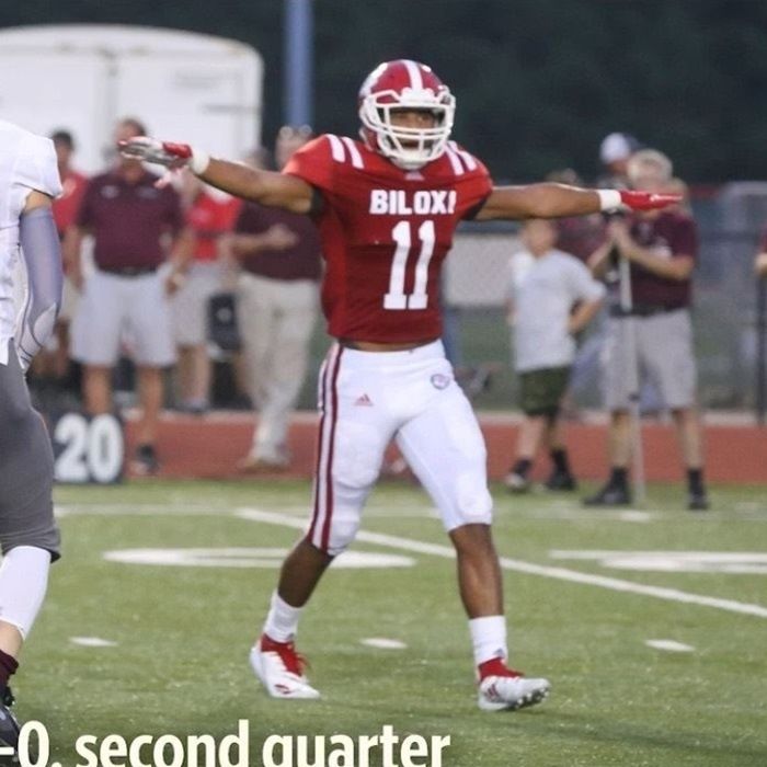 Southern Miss was first to offer this Biloxi football star and his stock is rising