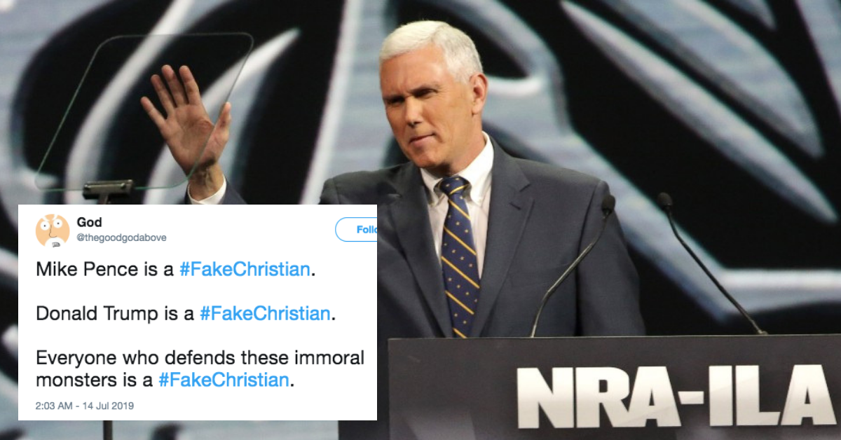 'Fake Christian' Is Trending On Twitter After Mike Pence's Icy Demeanor During His Visit To An Immigrant Detention Center