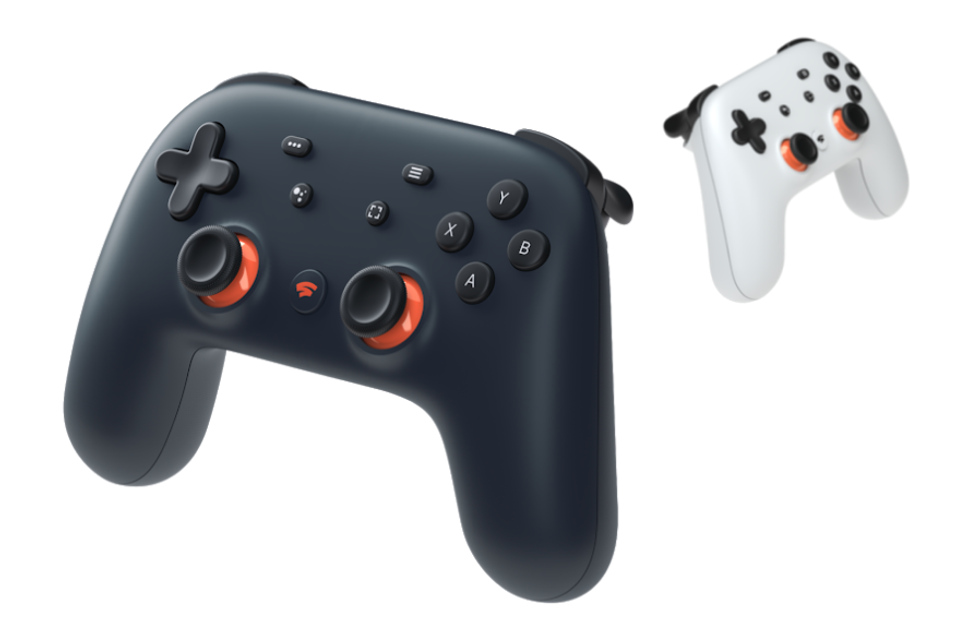 Photo of the Google Stadia video game controller
