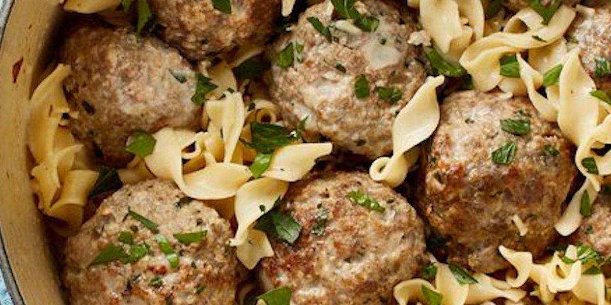 One Pot Swedish Meatball Pasta My Recipe Magic