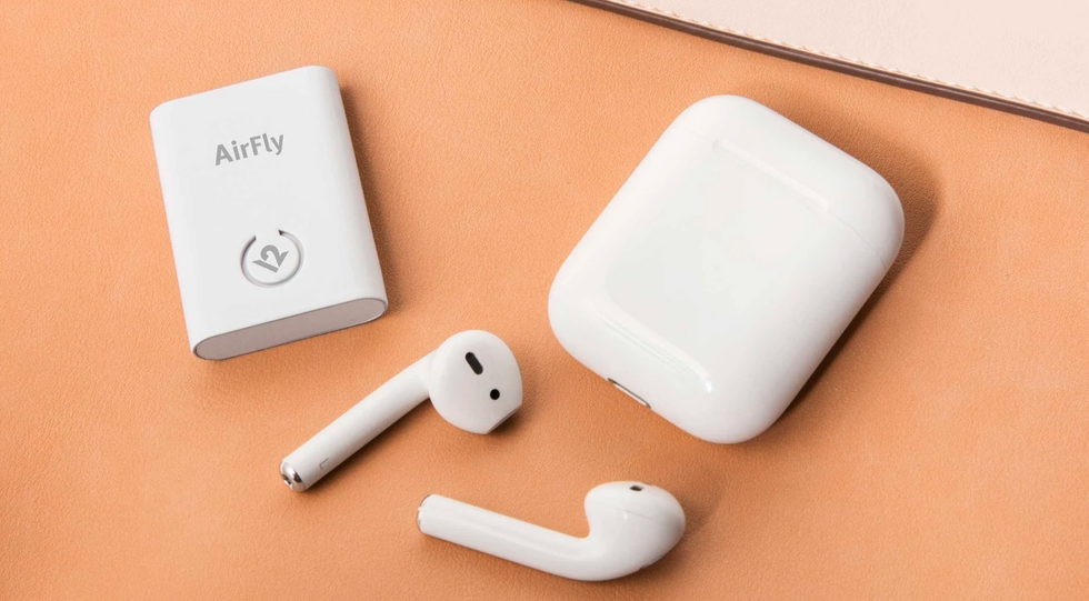 Photo of AirFly with Apple AirPods