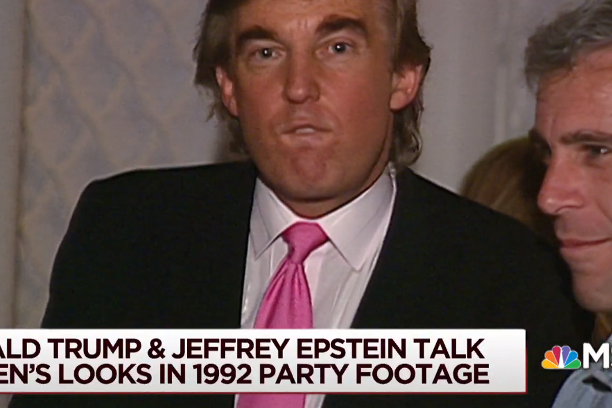 Donald Trump And Jeffrey Epstein Are Two Wild And Crazy Guys!